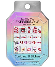 EXPRESSIONS Nail Art Stickers - All For Love