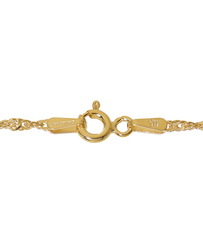 Macy's Giani Bernini 18K Gold over Sterling Silver Ankle Bracelet Macy's