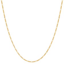 Figaro Link 18" Chain Necklace in 14k Gold-Plated Sterling Silver, Created for Macy's (Also in Sterling Silver)