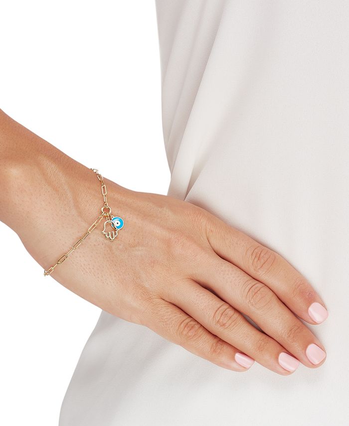 Macy's evil eye bracelet clearance