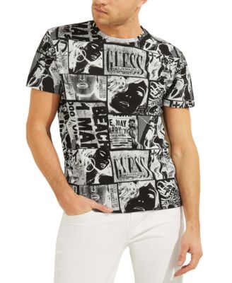 guess graphic tees for men