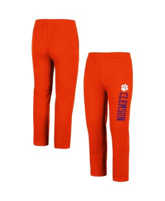 Men's Orange Clemson Tigers Fleece Pants