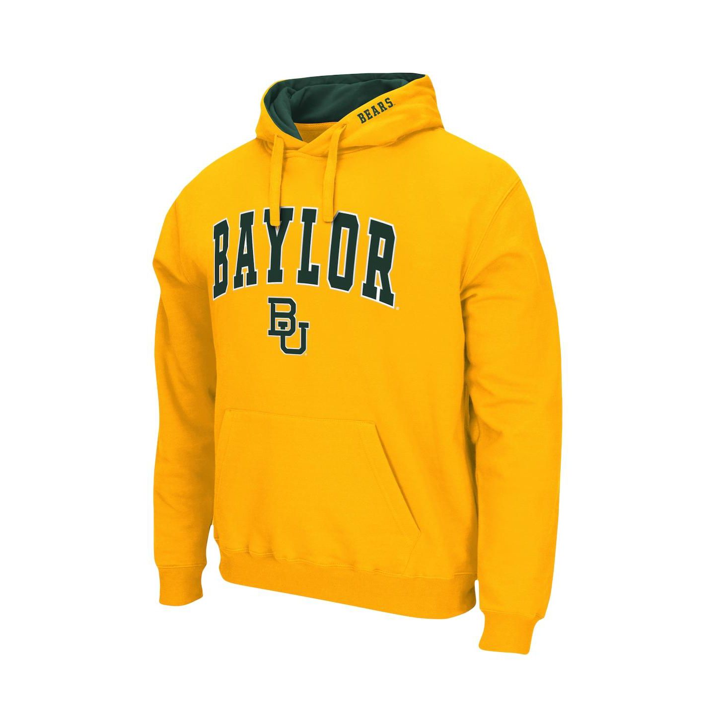 Мужское худи Colosseum Baylor Bears Arch Logo 3.0 Pullover, цвет: Золотой — фото 2