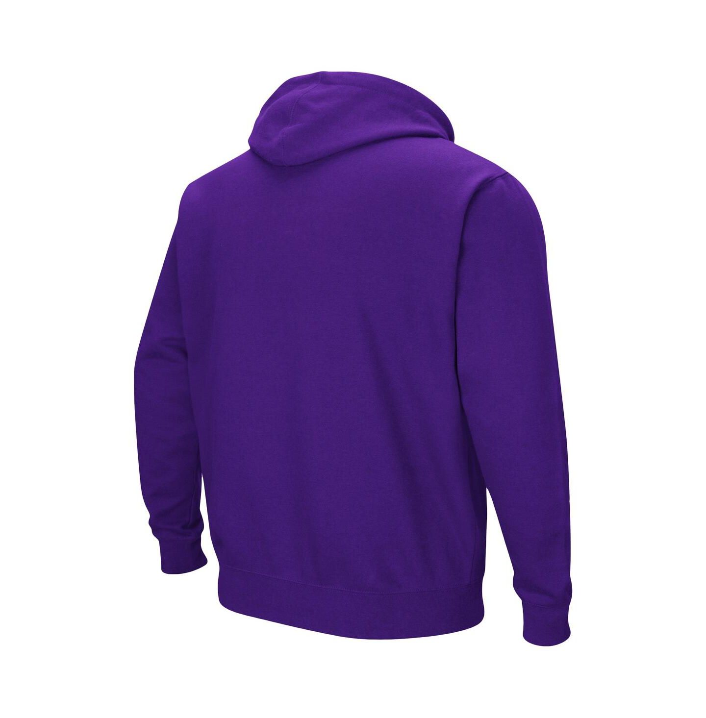 Мужское худи Colosseum NYU Arch and Logo Pullover, цвет: Меланжевый серый — фото 5