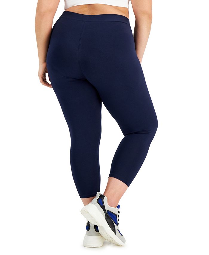Style & Co Plus Size Basic Capri Leggings, Created for Macy's & Reviews