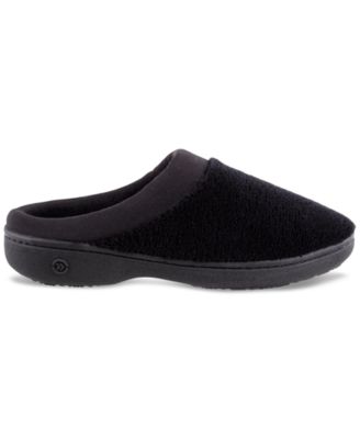 Microterry Pillowstep Slippers with Satin Trim