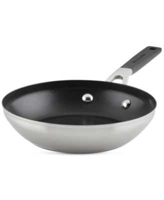KitchenAid - Stainless Steel 8" Nonstick Frypan