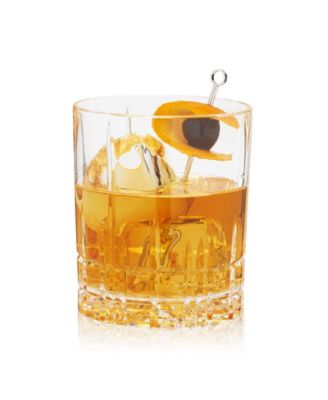 Perfect Serve Double Old Fashioned Glass Set, Set of 4, 13 Oz