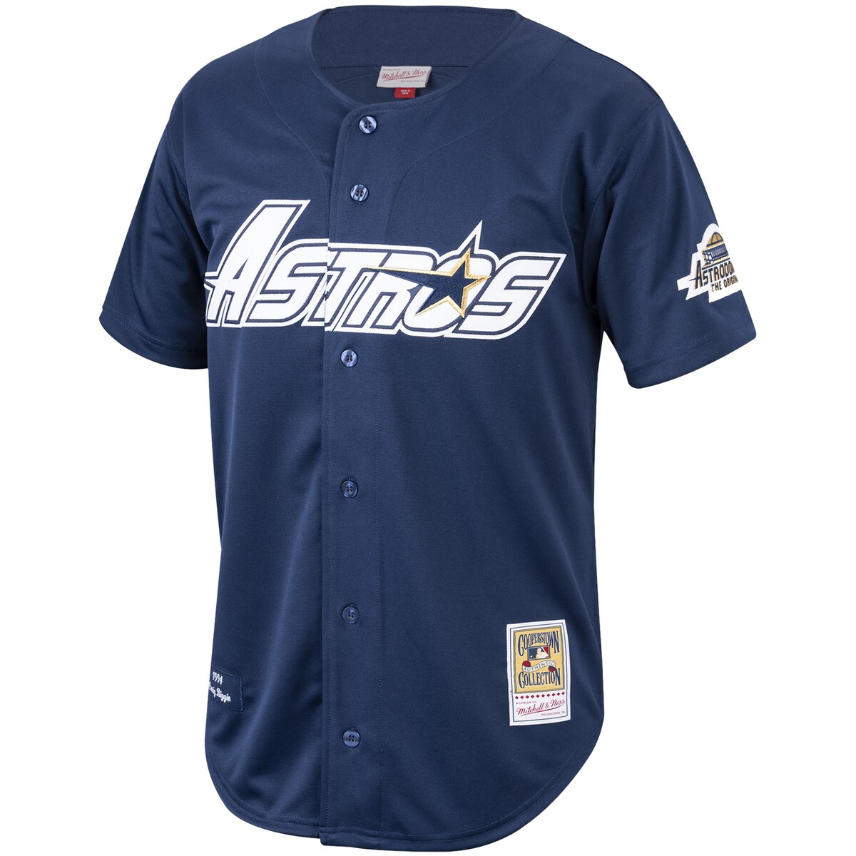 Men's Mitchell & Ness Craig BiggioHouston Astros Cooperstown Collection 1994 Authentic Jersey - Navy