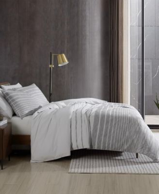 Abstract Stripe Duvet Cover Set, King