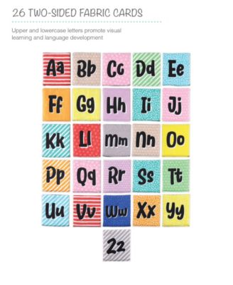 Toddler Soft Alphabet Cards with Cloth Storage Bag ABCs Learning Flash Cards, Best Early Educational Toys for 0 1 2 3 Years Old