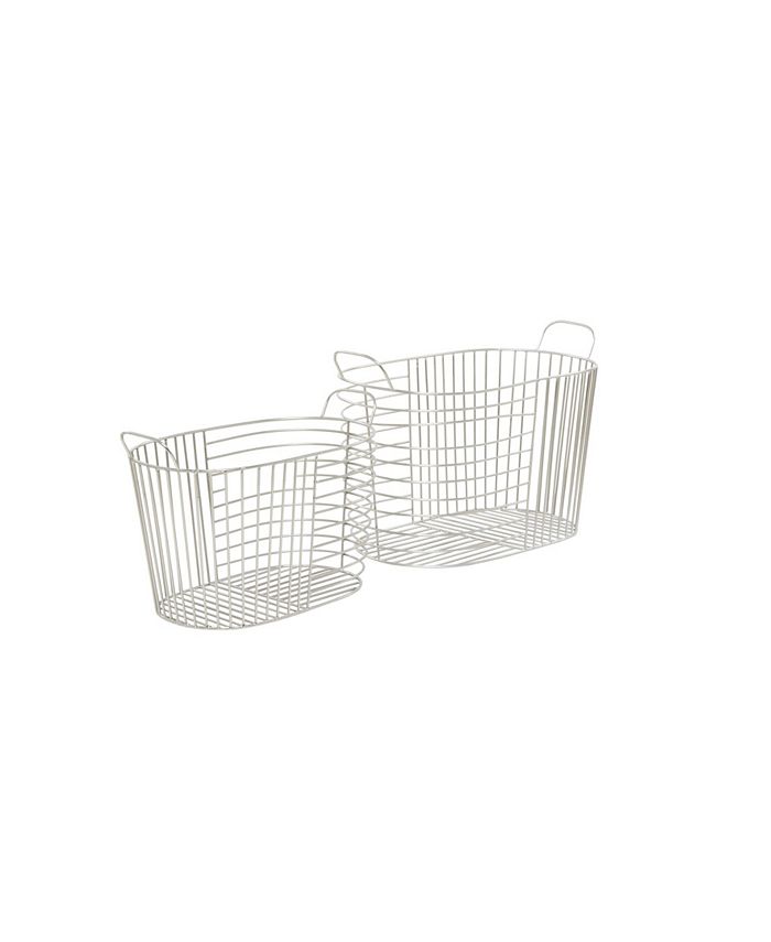 CosmoLiving Contemporary Storage Basket, Set of 2 Macy's