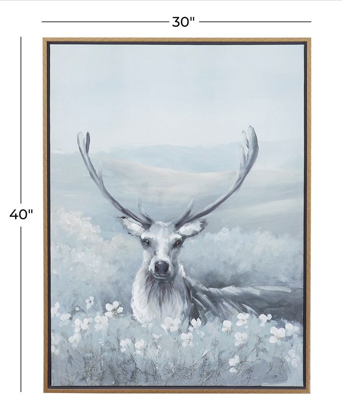 Rosemary Lane Modern Farmhouse Framed Wall Art, 40" x 30" Macy's