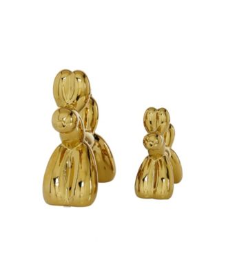 Contemporary Dog Sculpture, Set of 2