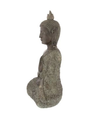 Bohemian Buddha Sculpture, 21" x 11"