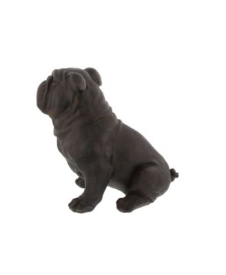 Traditional Resin Dog Sculpture, 13" x 17"