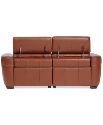 Lexanna 2-Pc. Leather Sofa with 2 Power Motion Recliners, Created for Macy's