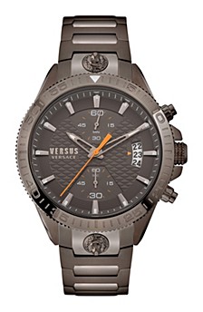 Men's Griffith Gray Stainless Steel Bracelet Watch 46mm