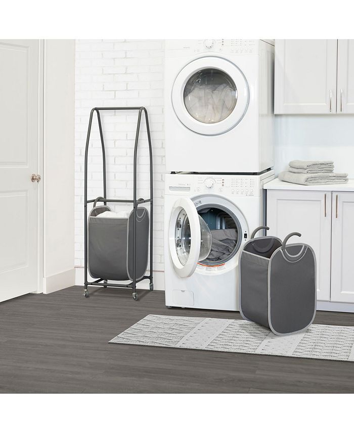 Neatfreak 2Tier Rolling Vertical Laundry Sorter with Hamper Totes