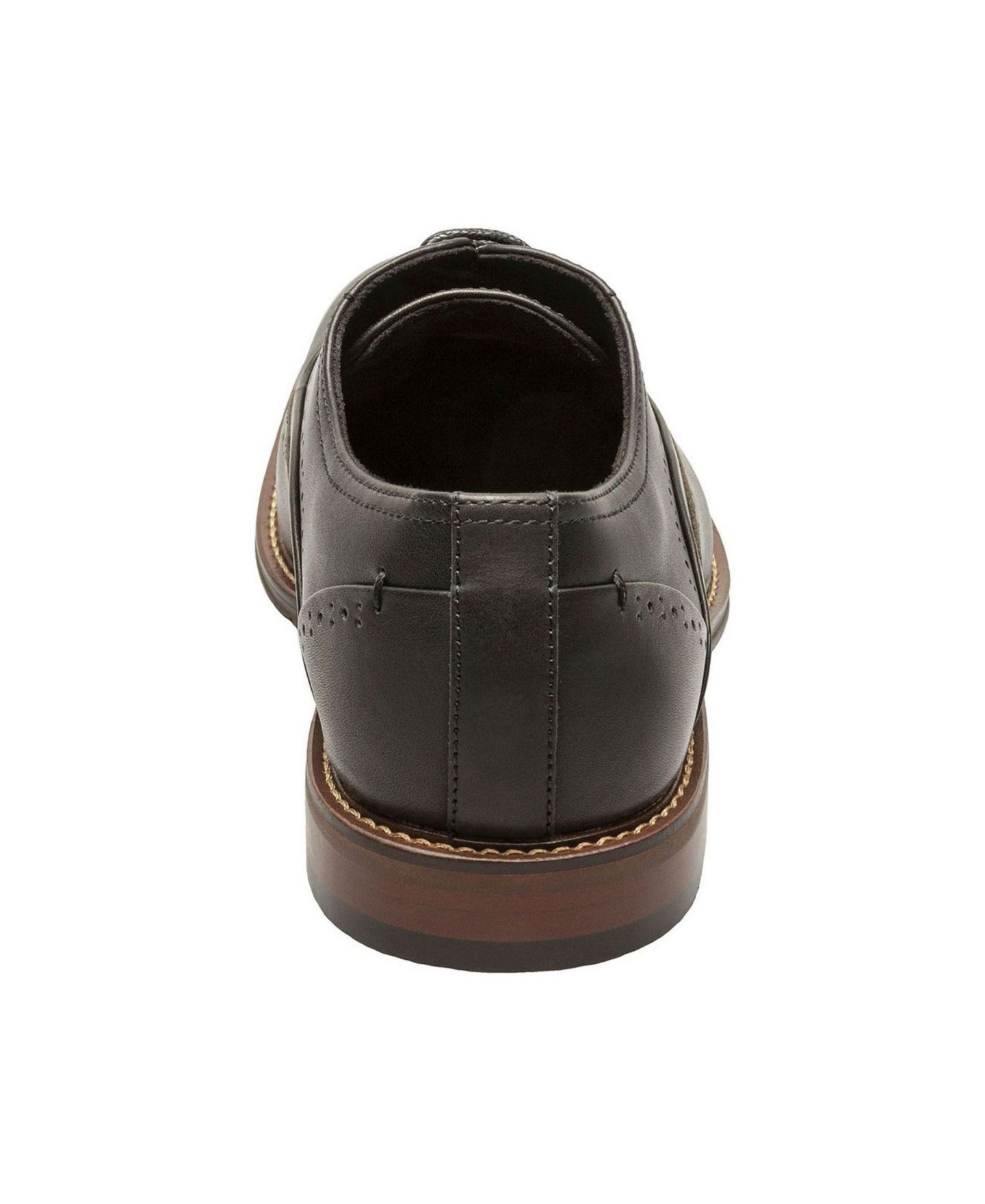 Обувь Stacy Adams Men's Macarthur Leather Wingtip Oxford, цвет: Чёрный — фото 7