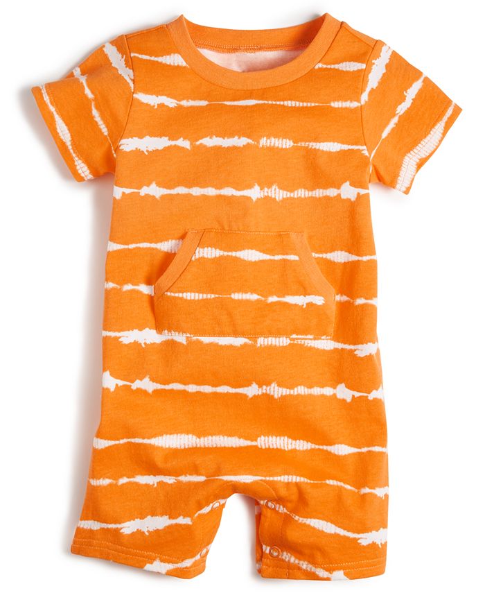 First Impressions Baby Boys Tie Dye Stripe Romper, Created for Macy's
