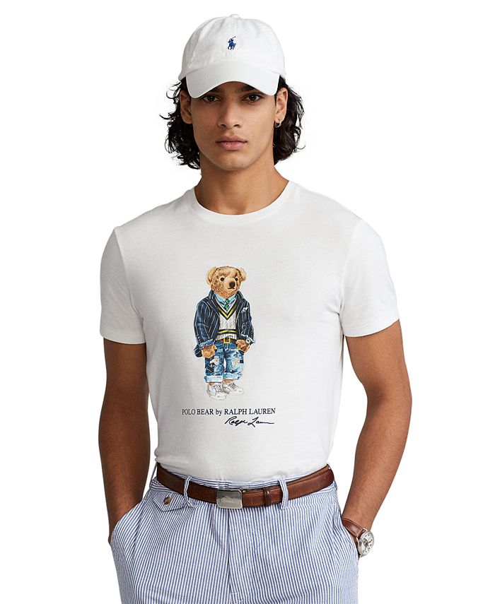 Polo Ralph Lauren Men's Classic-Fit Polo Bear Jersey T-Shirt & Reviews -  T-Shirts - Men - Macy's