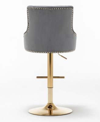 Brightcast Tufted Bar Stools, 2 Piece