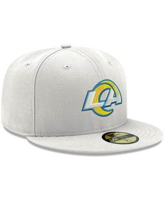 New Era Men's White Los Angeles Rams Omaha 59FIFTY Fitted Hat - Macy's