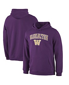 Men's Purple Washington Huskies Campus Logo Pullover Hoodie