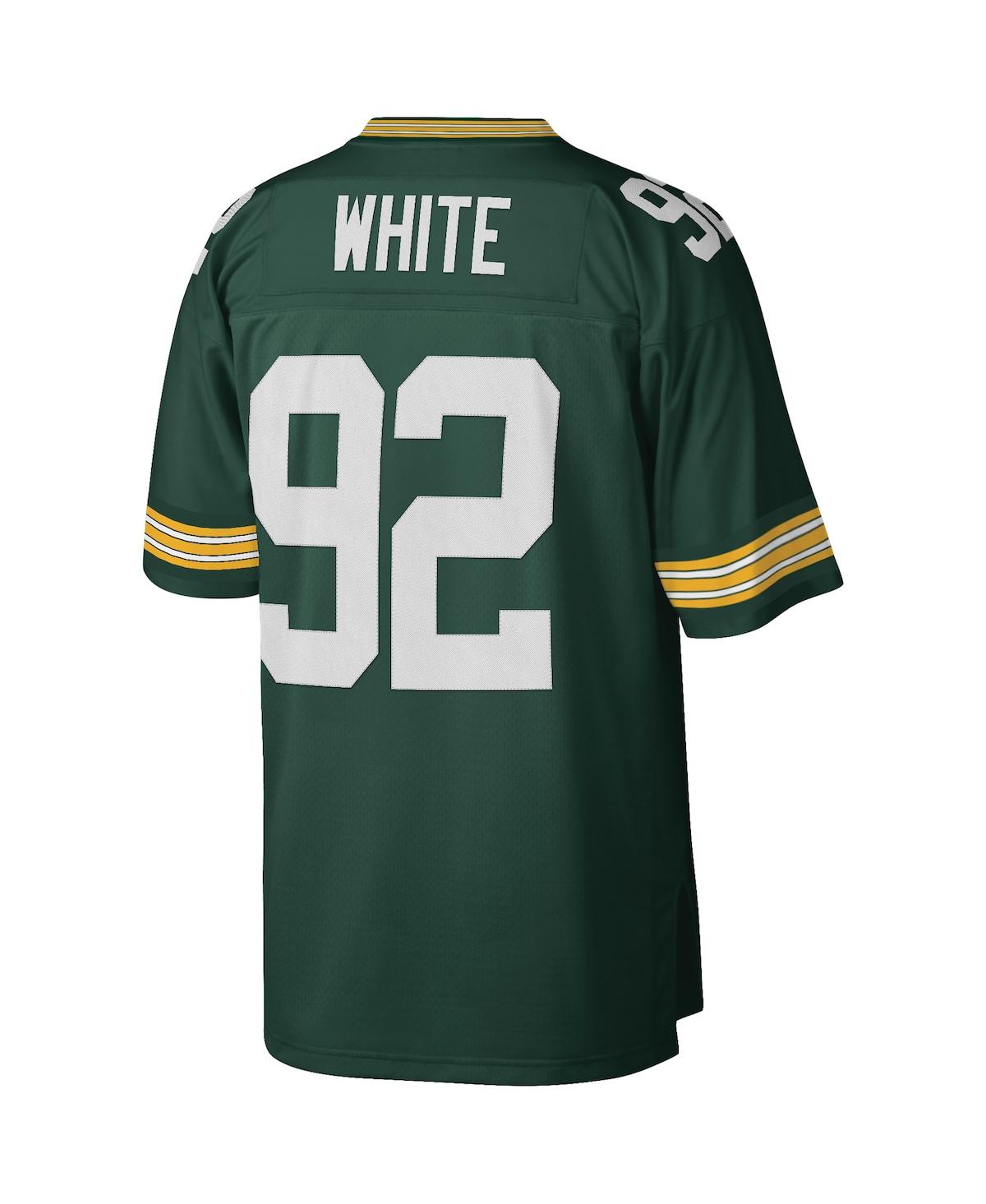 Men's Reggie WhiteGreen Bay Packers Big and Tall 1996 Retired Player Replica Jersey - Green