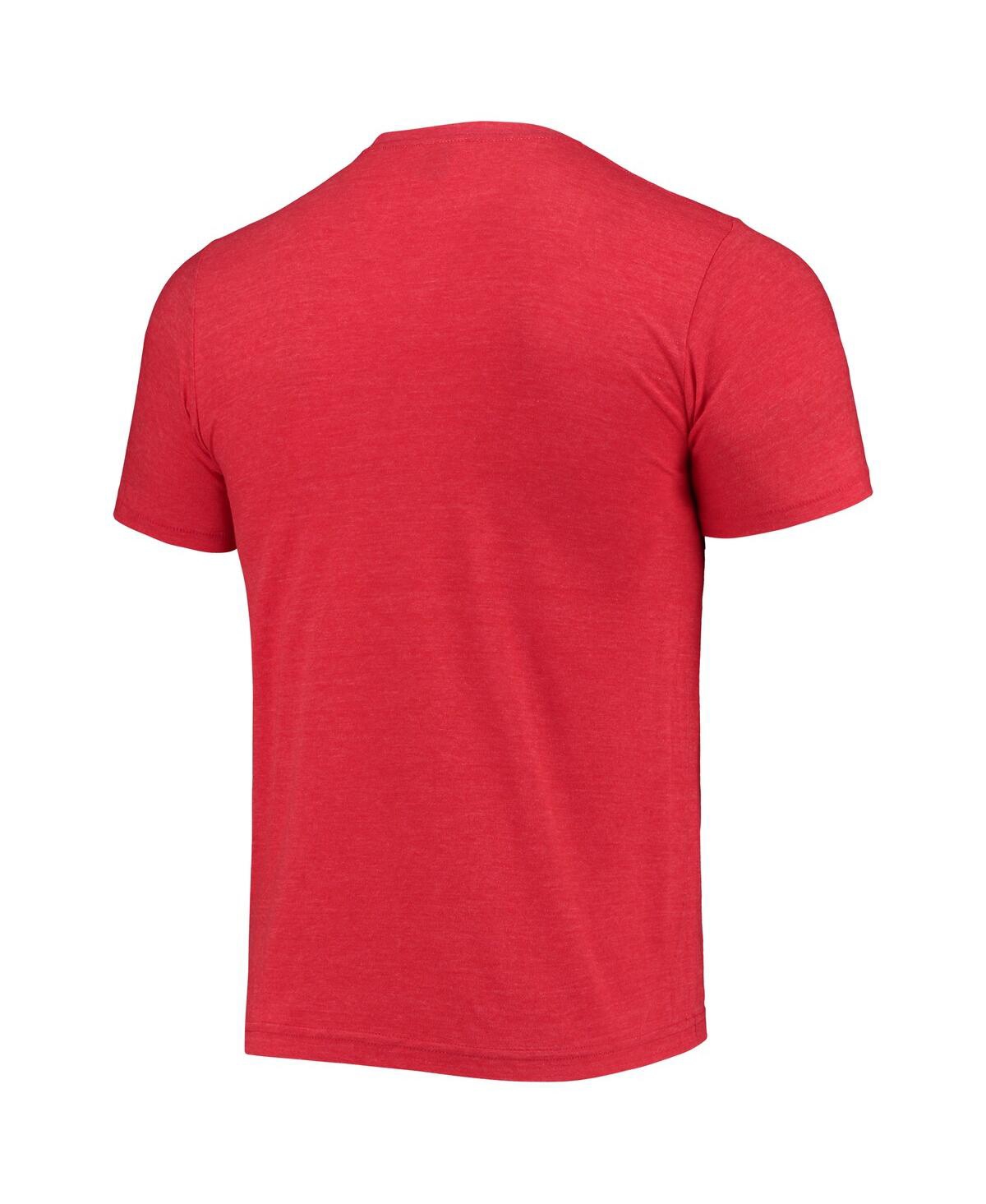 Shop Homage Men's John Collins & Trae Young Heathered Red Nba Jam Tri-blend T-shirt