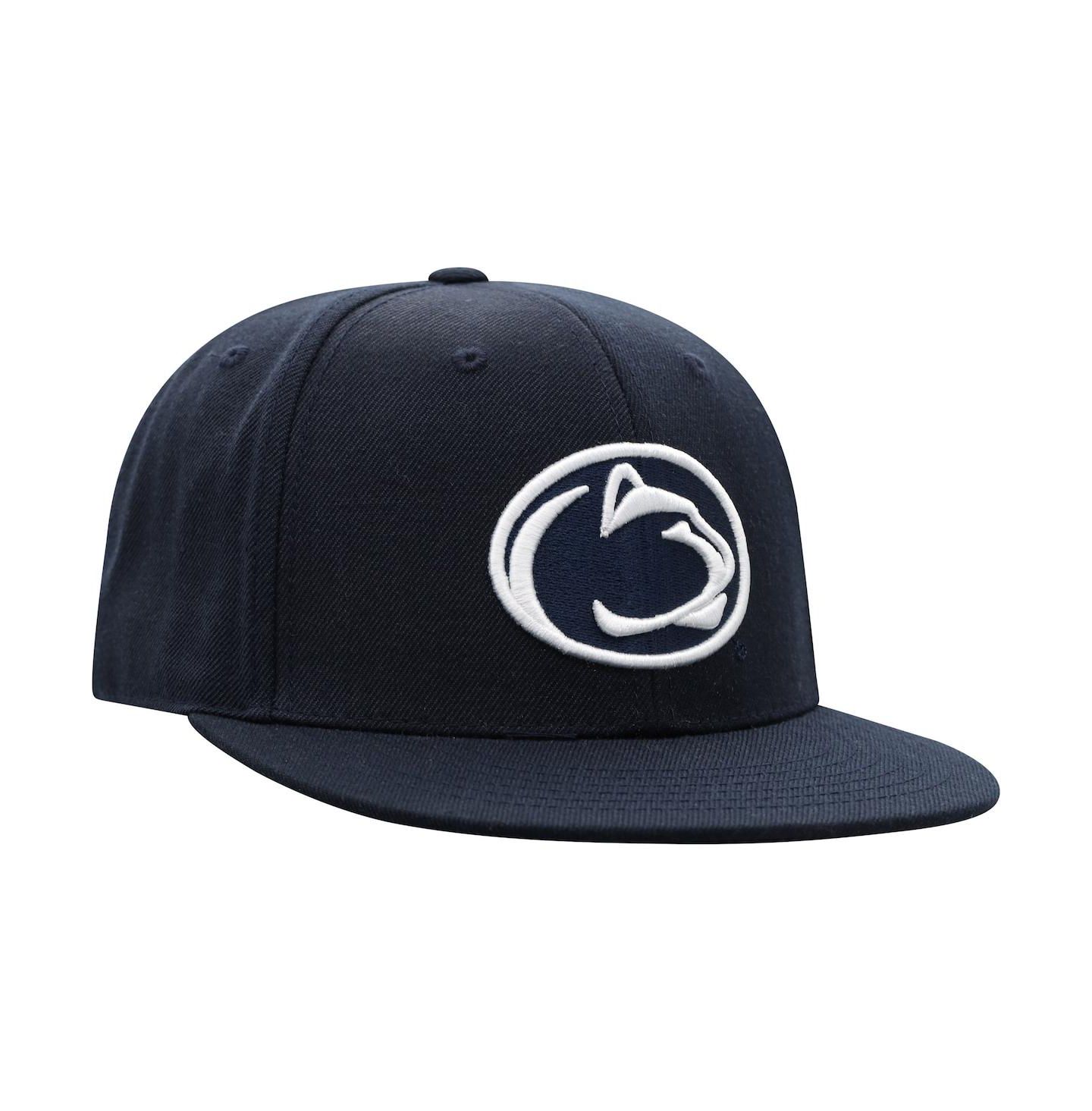Мужская кепка Top of the World Navy Penn State Nittany Lions Team Color Fitted Hat — фото 2