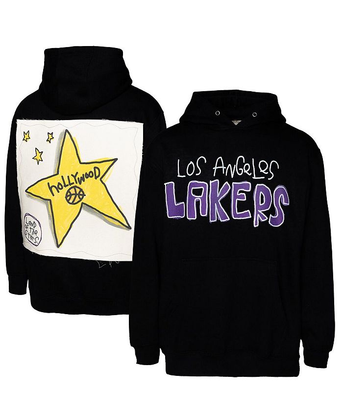 Los Angeles Lakers After School Special Applique Pullover Hoodie - Black