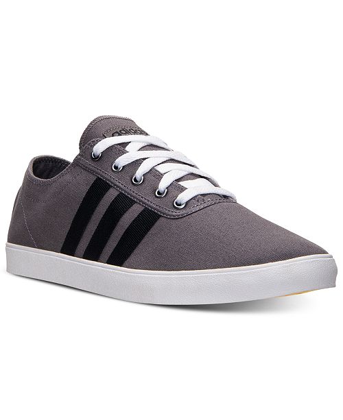 Adidas Men S Neo Easy Vulc Ad Shoe Grey Black White Reviews