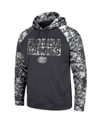 Men's Charcoal Florida Gators OHT Military-Inspired Appreciation Digital Camo Pullover Hoodie