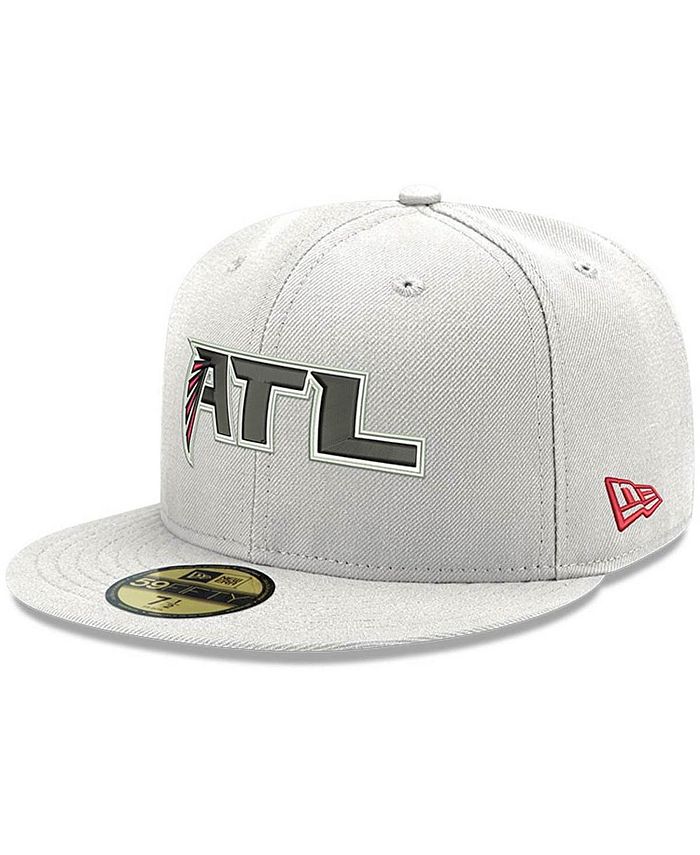 New Era Men's White Atlanta Falcons Omaha ATL 59FIFTY Fitted Hat - Macy's