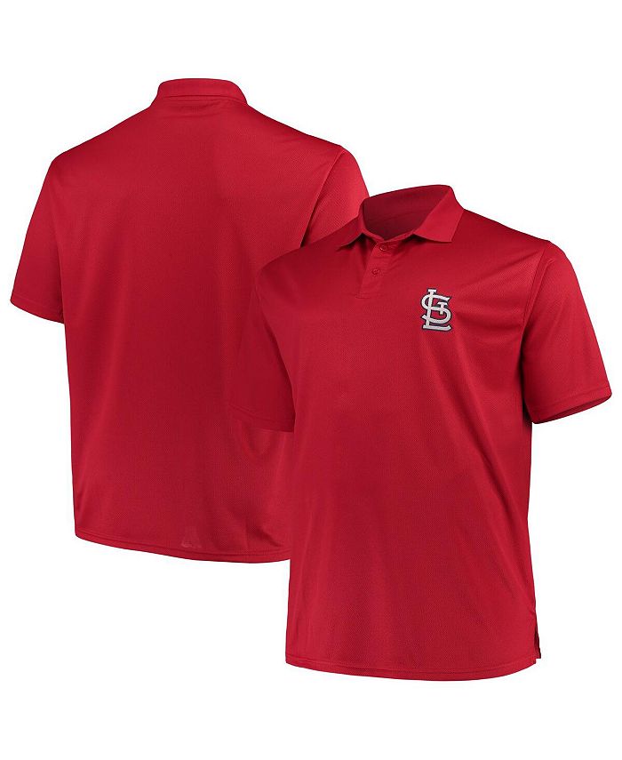 Fanatics Men's Red St. Louis Cardinals Big And Tall Solid Birdseye