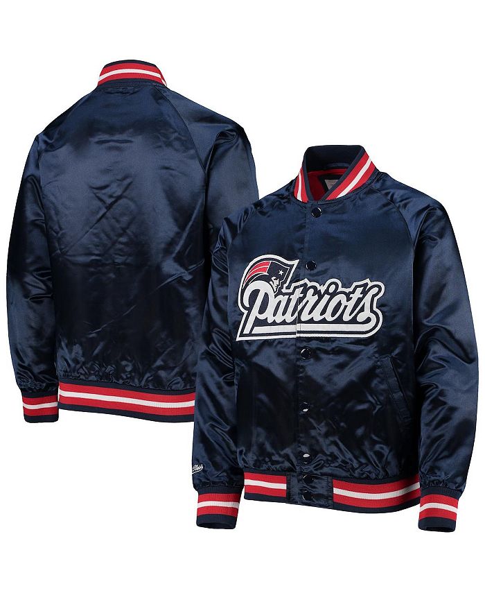 Men's New York Yankees Mitchell & Ness Black Lightweight Satin Raglan  Full-Snap Jacket