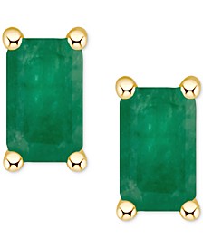 Tanzanite Stud Earrings (1/2 ct. t.w.) in 14k Gold (Also in Emerald, Ruby & Sapphire)