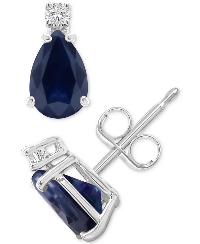 Macy's on sale sapphire earrings