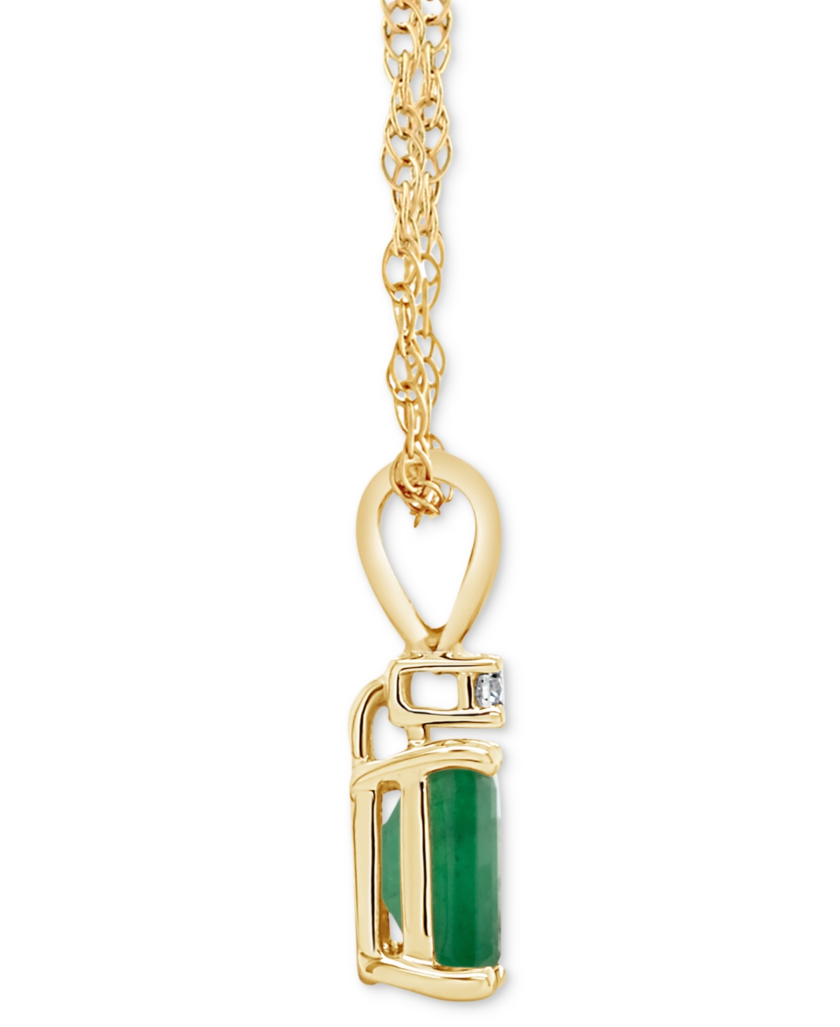 Sapphire (3/4 ct. t.w.) & Diamond Accent Pendant Necklace in 14k Gold (Also in Ruby)