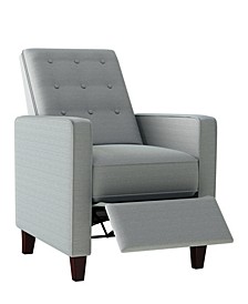 Petrio Pushback Square-Arm Button-Tufted Recliner