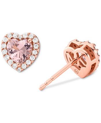 Rose gold mk earrings on sale