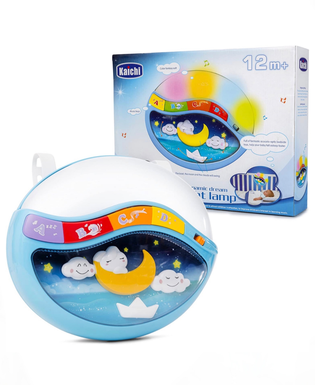 Play Baby Kids' Crib Lamp In Multi Colored