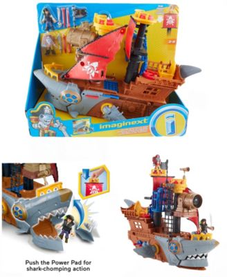 Fisher Price- Imaginext Pirate Ship 14 Pieces Playset