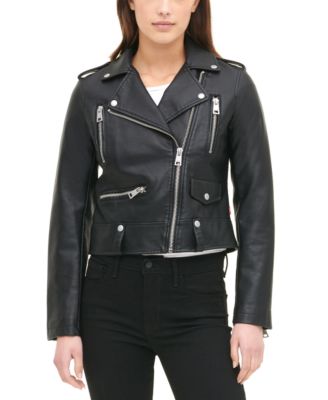 macys levis leather jacket