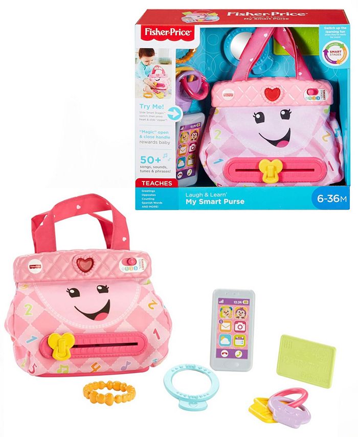 Fisher Price Fisher-Price Laugh & Learn My Smart Purse with 50+ Sounds ...