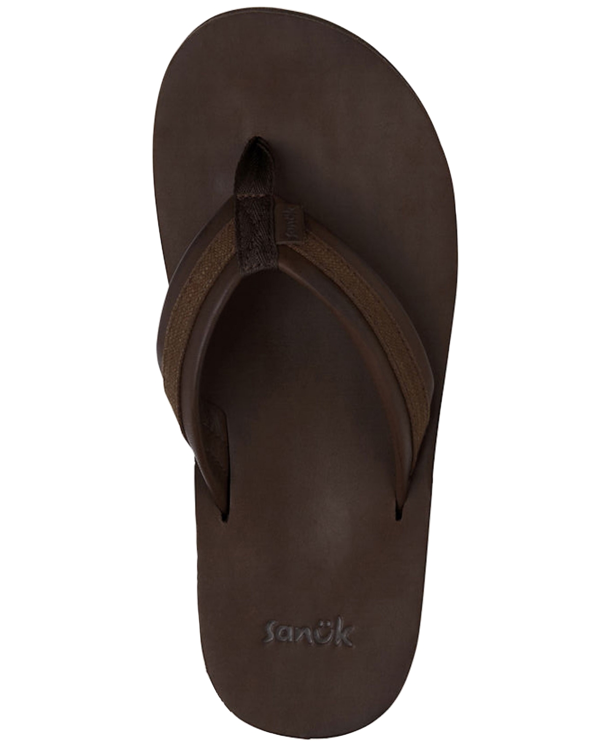 Sanuk Men's Hullsome Leather Flip-Flop Sandals