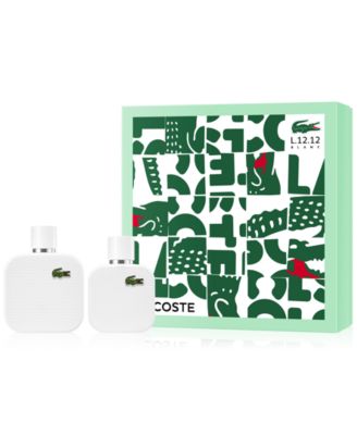 lacoste male blanc gift set