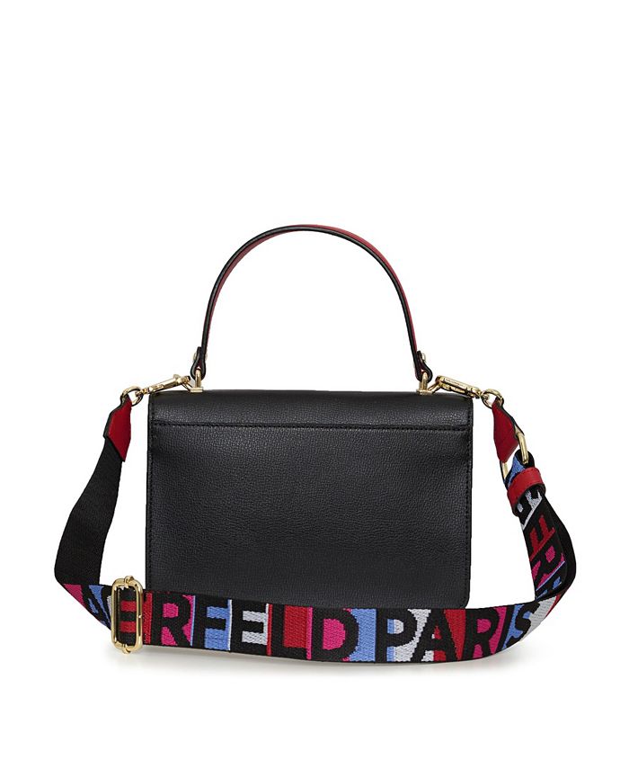 Karl Lagerfeld Paris Simone Flap Crossbody & Reviews - Handbags ...